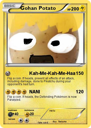 Pokemon Gohan Potato