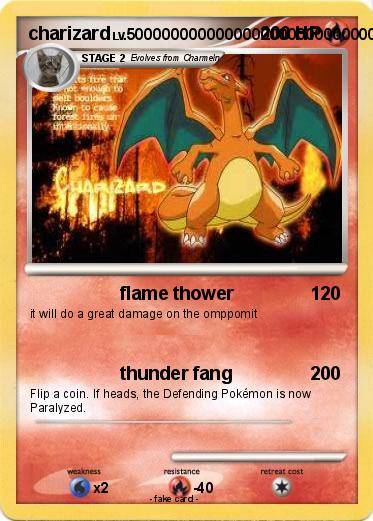 Pokemon charizard