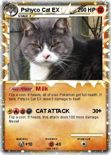 Pokemon Pshyco Cat EX