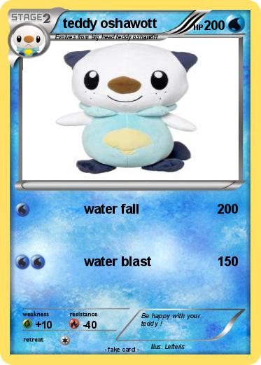 Pokemon teddy oshawott