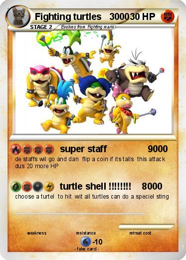 Pokemon Fighting turtles   3000