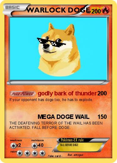 Pokemon WARLOCK DOGE