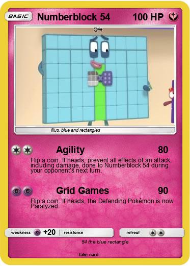 Pokemon Numberblock 54