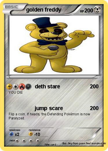 Pokemon golden freddy