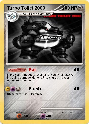 Pokemon Turbo Toilet 2000