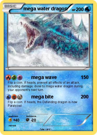 Pokemon mega water dragon