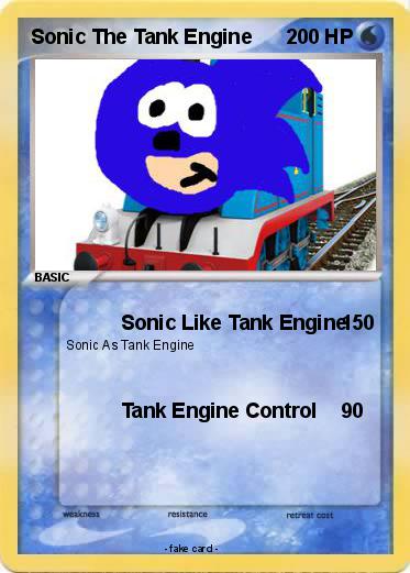 Pokemon Sonic The Tank Engine