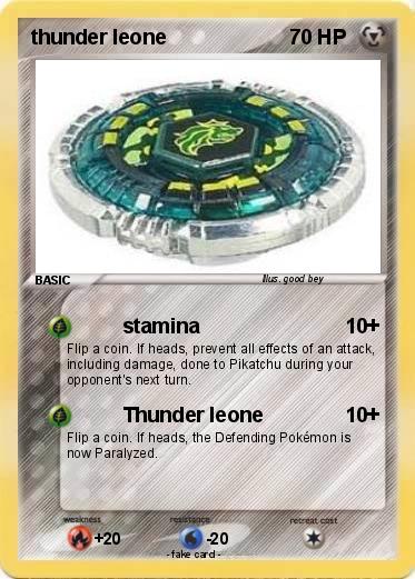 Pokemon thunder leone