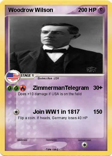 Pokemon Woodrow Wilson