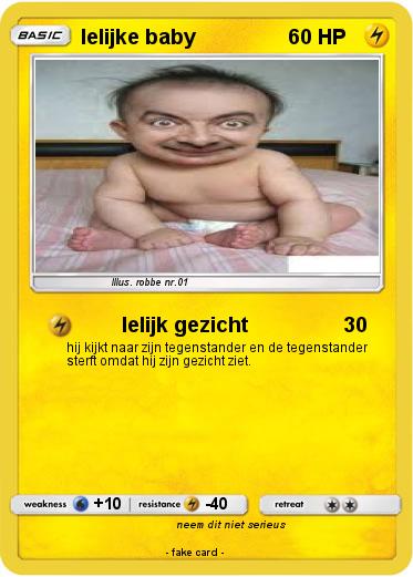 Pokemon lelijke baby
