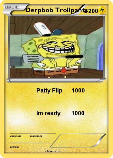 Pokemon Derpbob Trollpants