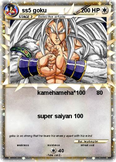 Pokemon ss5 goku