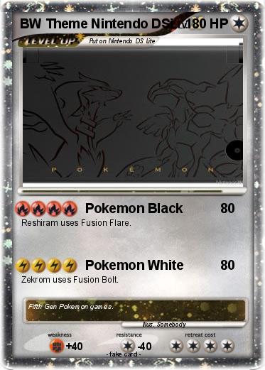Pokemon BW Theme Nintendo DSi