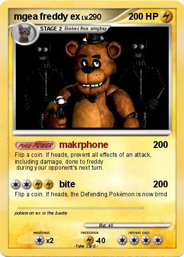 Pokemon mgea freddy ex