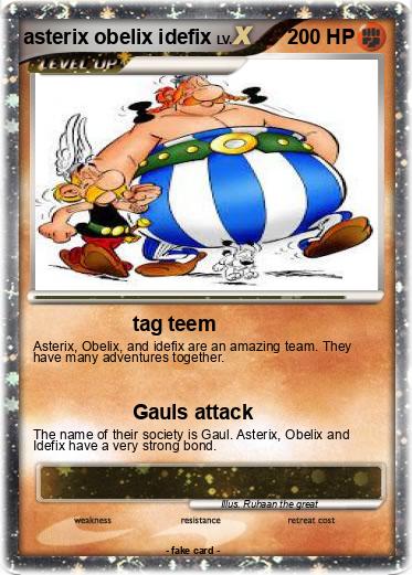 Pokemon asterix obelix idefix
