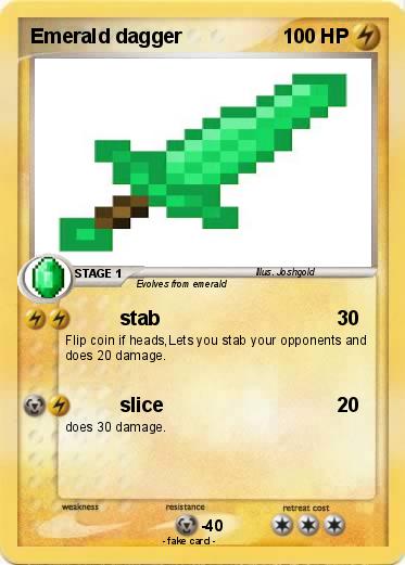 Pokemon Emerald dagger