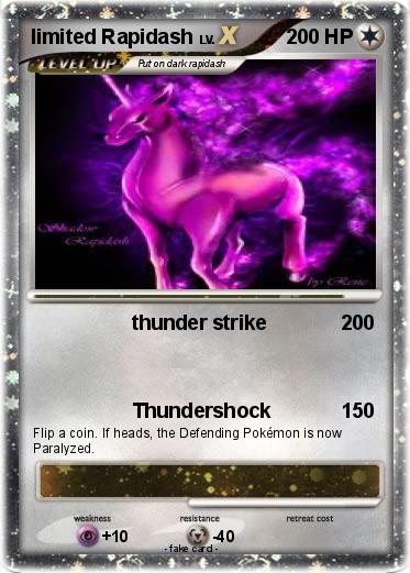 Pokemon limited Rapidash