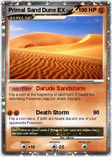 Pokemon Primal Sand Dune EX