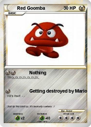 Pokemon Red Goomba