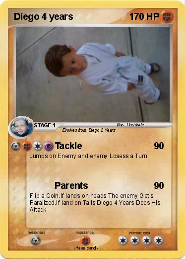 Pokemon Diego 4 years