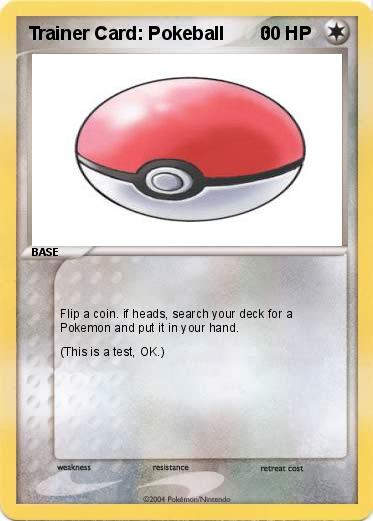 Pokemon Trainer Card: Pokeball       0