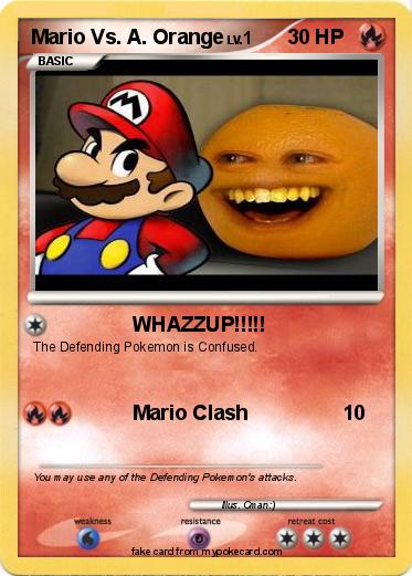 Pokemon Mario Vs. A. Orange