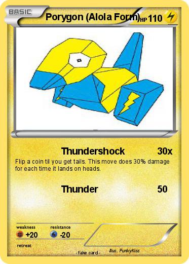 Pokemon Porygon (Alola Form)