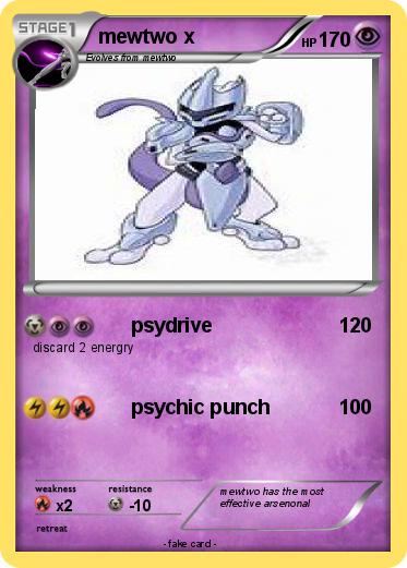 Pokemon mewtwo x