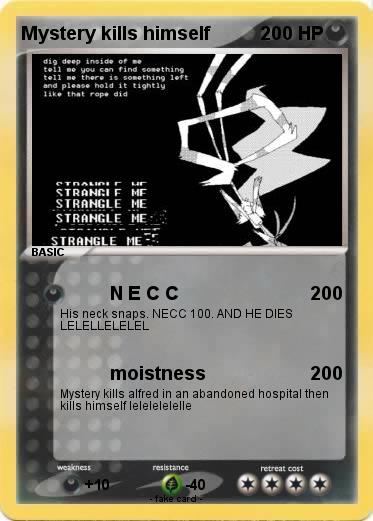 Pokemon Mystery kills himself