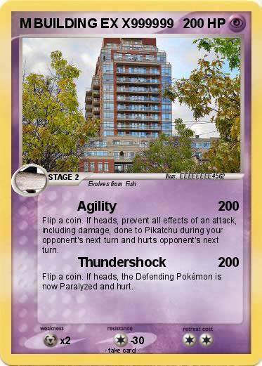 Pokemon M BUILDING EX X999999