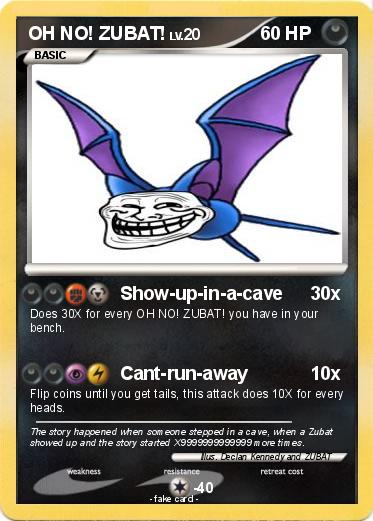 Pokemon OH NO! ZUBAT!