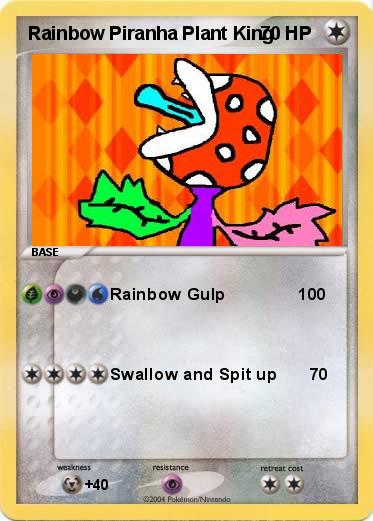 Pokemon Rainbow Piranha Plant King
