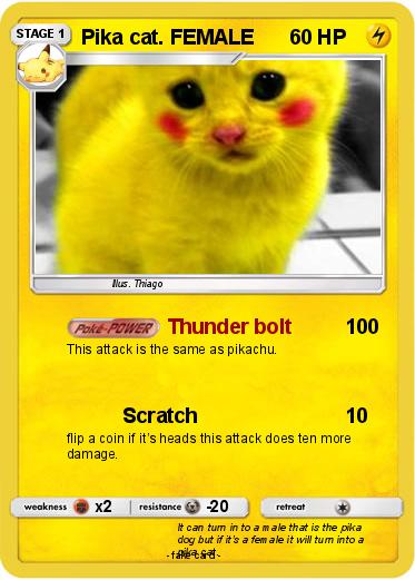 Pokemon Pika cat. FEMALE