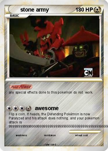 Pokemon stone army