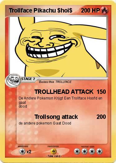 Pokemon Trollface Pikachu $hoi$