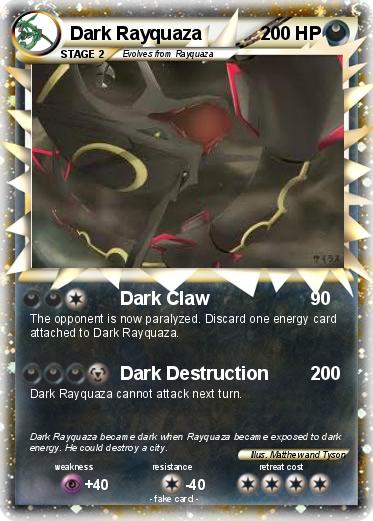 Pokemon Dark Rayquaza