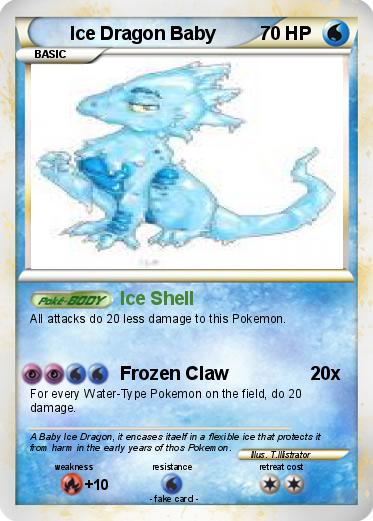Pokemon Ice Dragon Baby