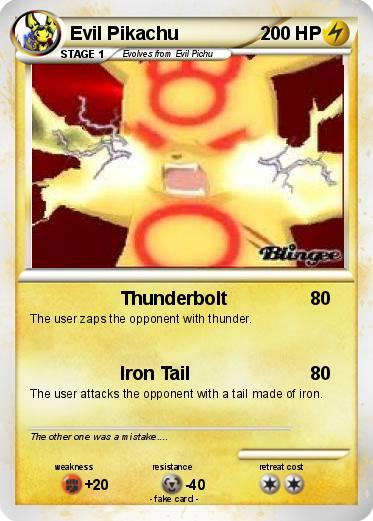 Pokemon Evil Pikachu