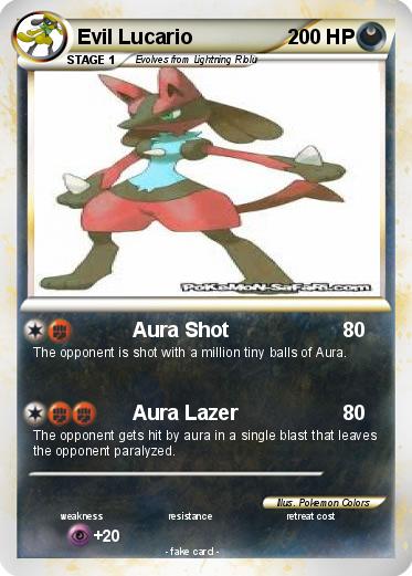 Pokemon Evil Lucario