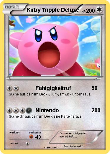 Pokemon Kirby Tripple Deluxe