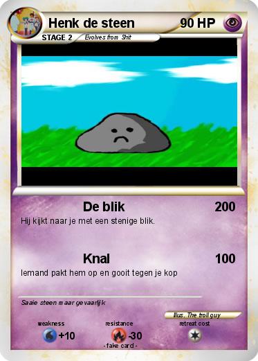 Pokemon Henk de steen