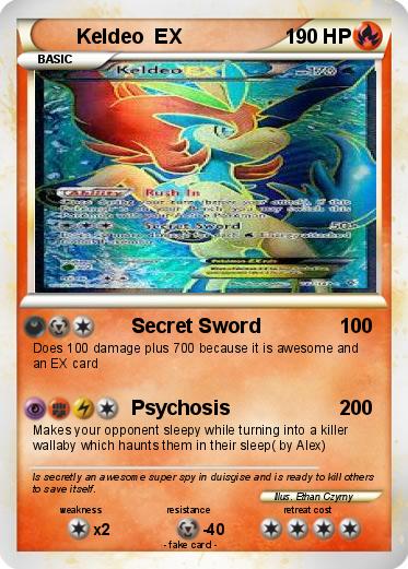 Pokemon Keldeo  EX