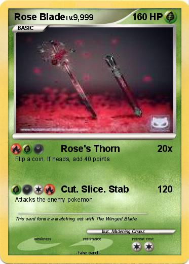 Pokemon Rose Blade