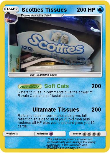 Pokemon Scotties Tissues