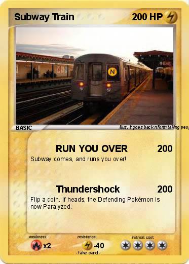 Pokemon Subway Train