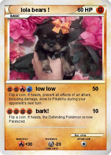 Pokemon lola bears !