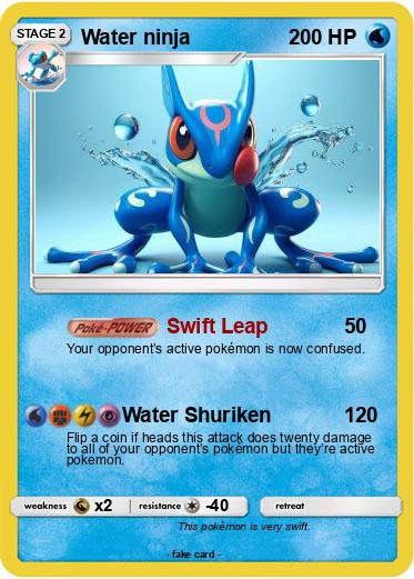 Pokemon Water ninja