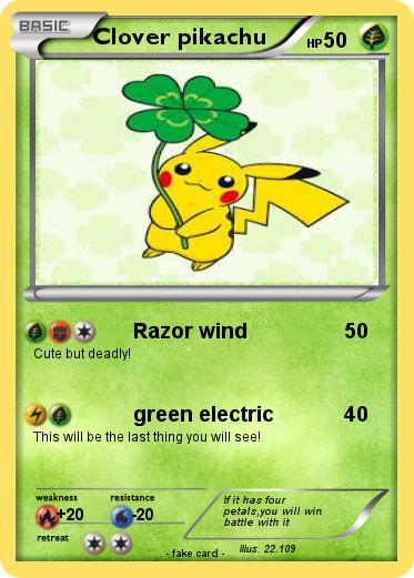 Pokemon Clover pikachu