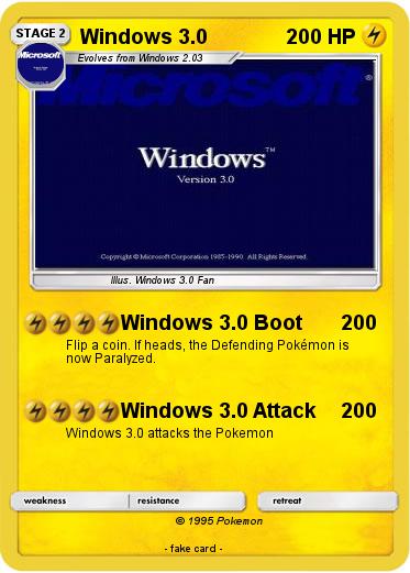 Pokemon Windows 3.0