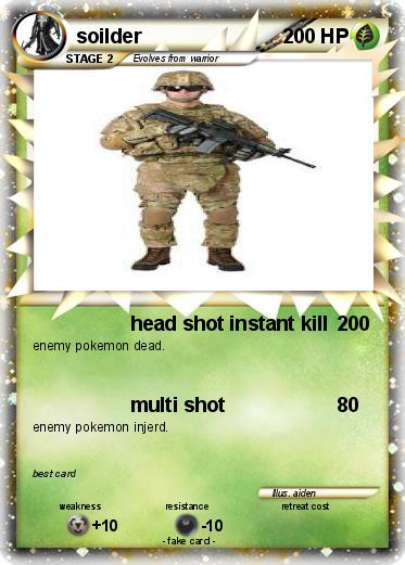 Pokemon soilder